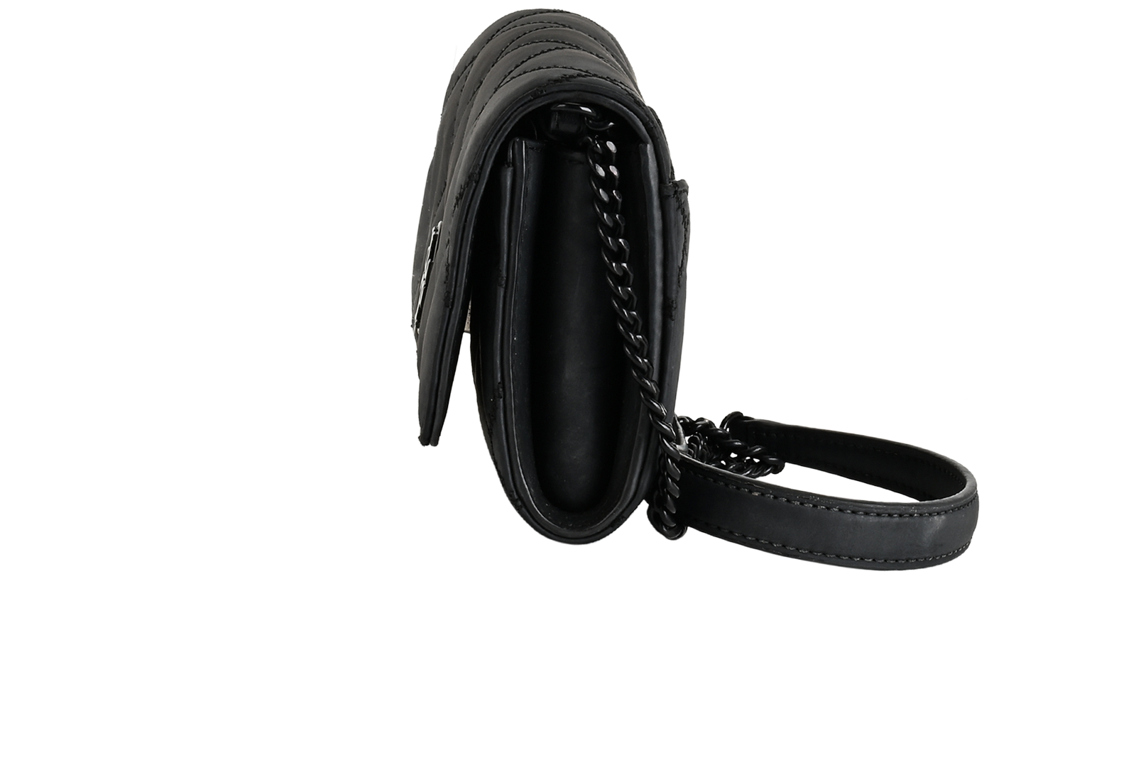 Willa WOC, &pound;160, Handbags, Black, Faux Leather, Bottom view